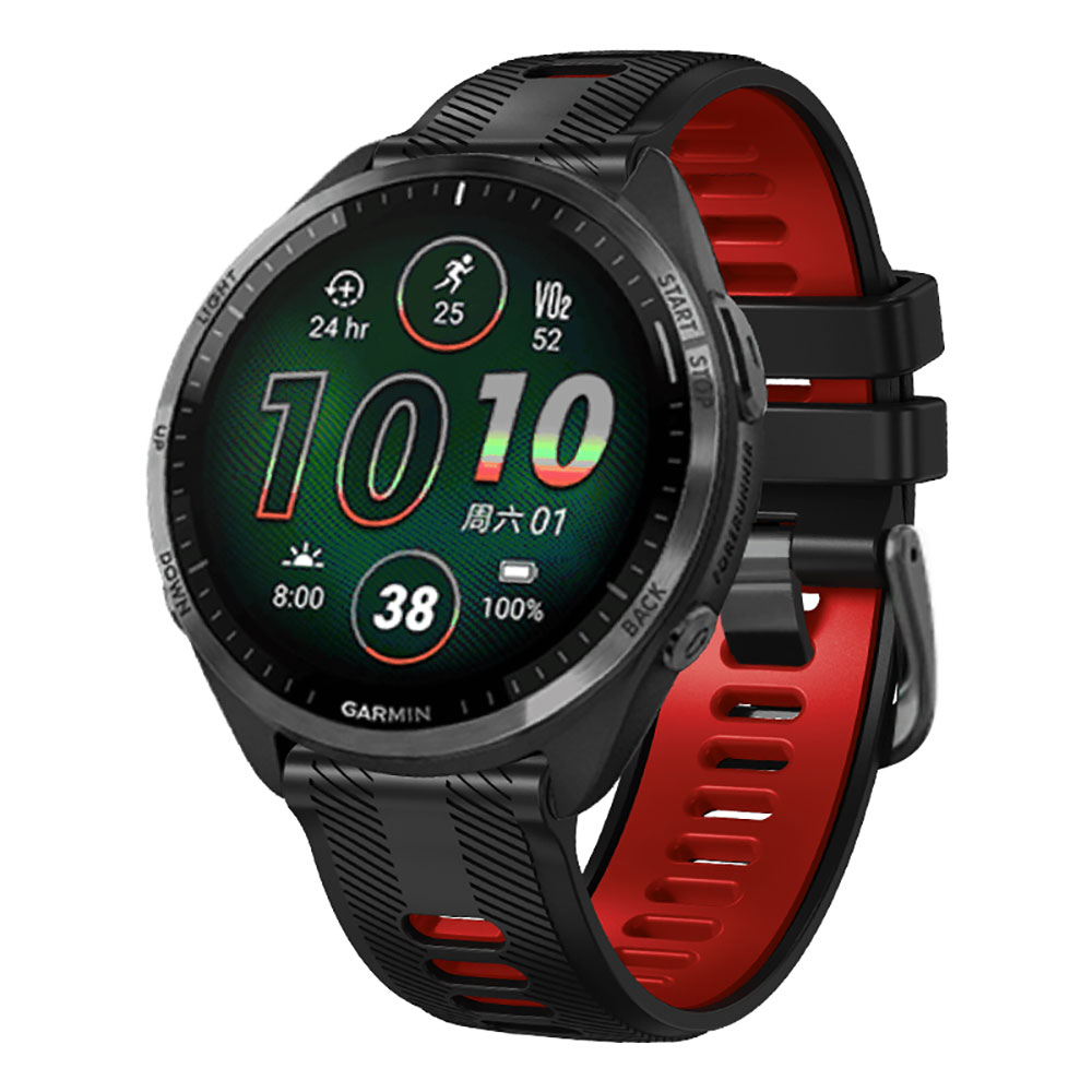 For Garmin Forerunner 965 955  - Silicone Watch Band 22Mm のレビューと価格