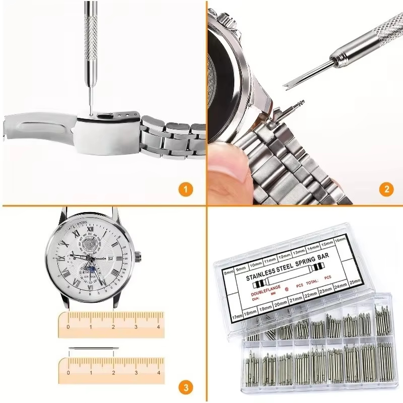 270pcs Stainless Steel Spring  - Spring Bar Tool Set のレビューと価格