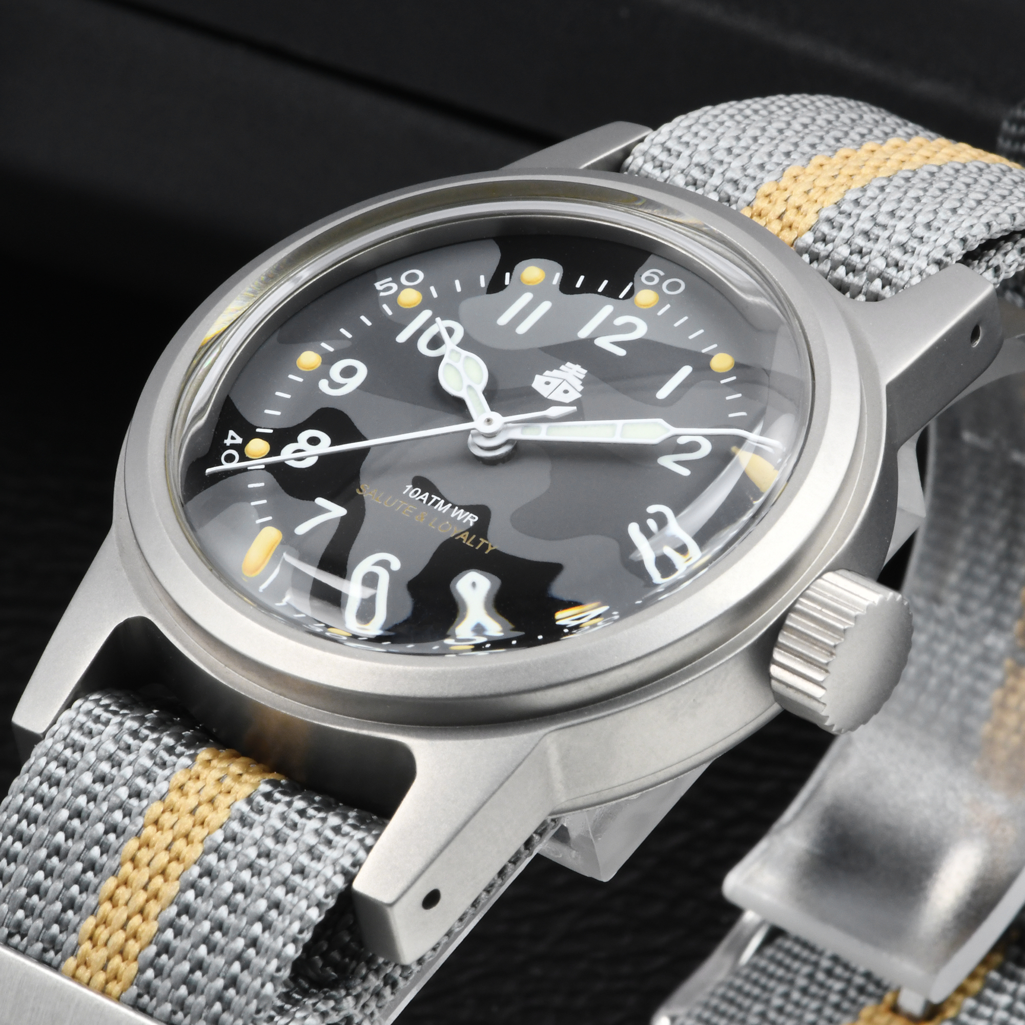 TEKAPO Replica World War II Re - Canvas Strap Watch のレビューと価格