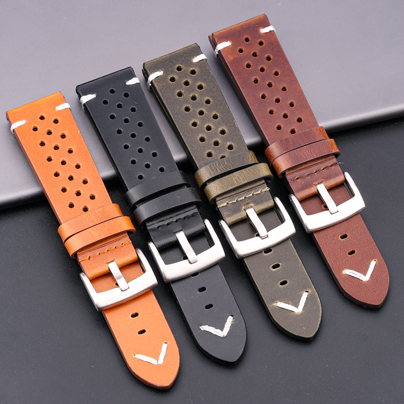Breathable Genuine Leather Qui - Nato Strap Nylon のレビューと価格