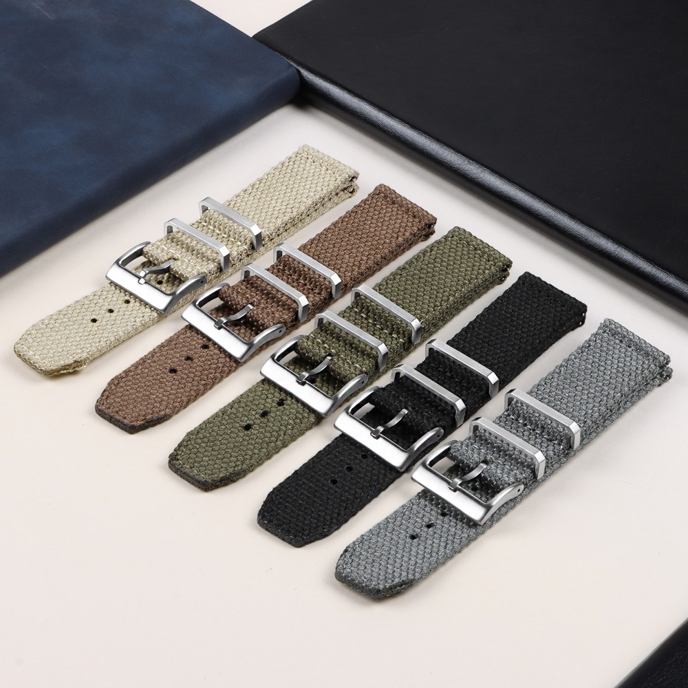 High Quality Nylon Watch Strap - Canvas Strap Watch のレビューと価格