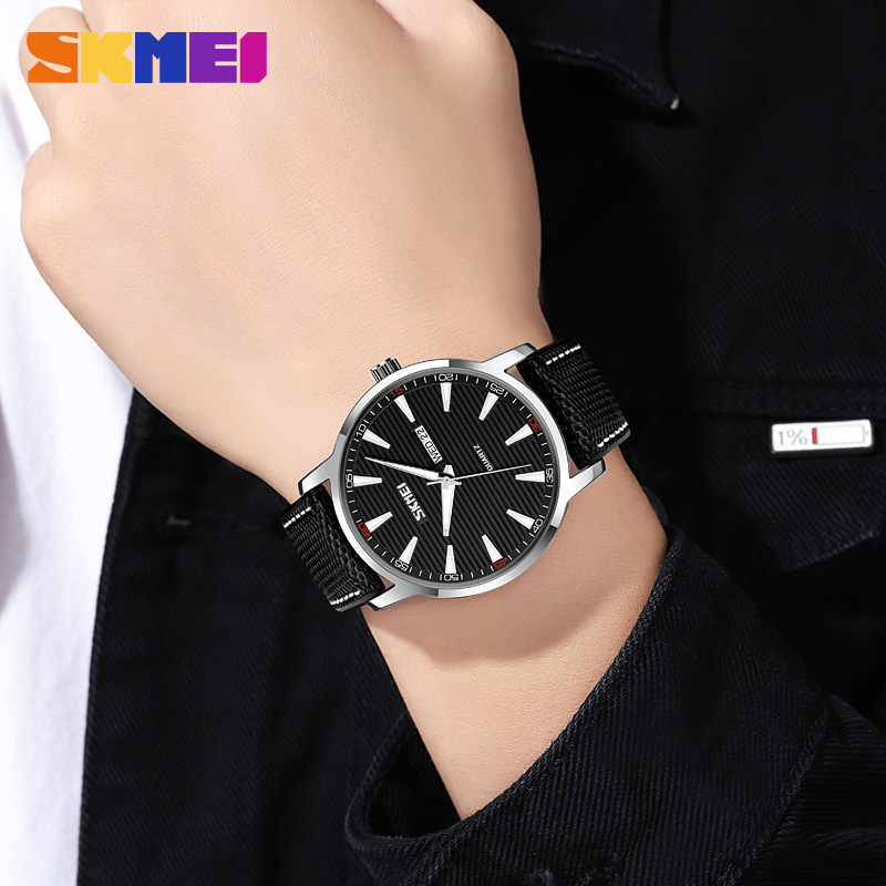 SKEMI Multifunctional Waterpro - Canvas Strap Watch のレビューと価格