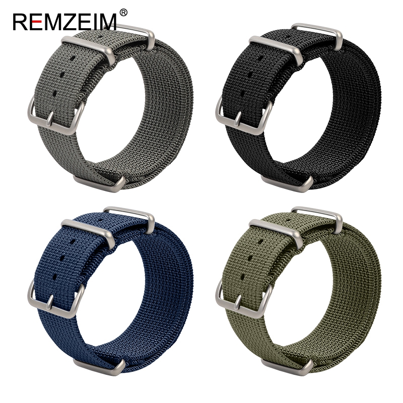 New Ribbed Nylon Watch Strap 1 - Nato Strap Nylon のレビューと価格