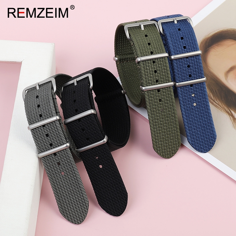 New Ribbed Nylon Watch Strap 1 - Nato Strap Nylon のレビューと価格
