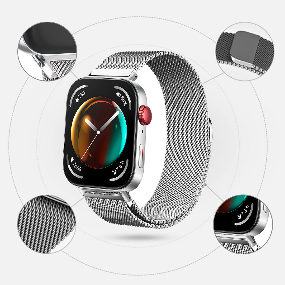 Milanese Magnetic Loop Strap f - Milanese Loop Magnetic のレビューと価格