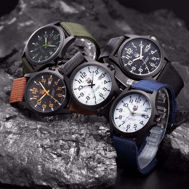 Men'S Quartz Watch Student Sim - Tropic Strap Vintage のレビューと価格