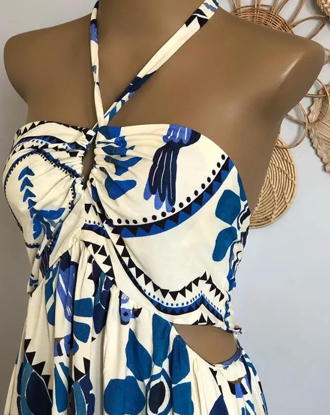 Summer Dress Woman  Vintage Tr - Tropic Strap Vintage のレビューと価格