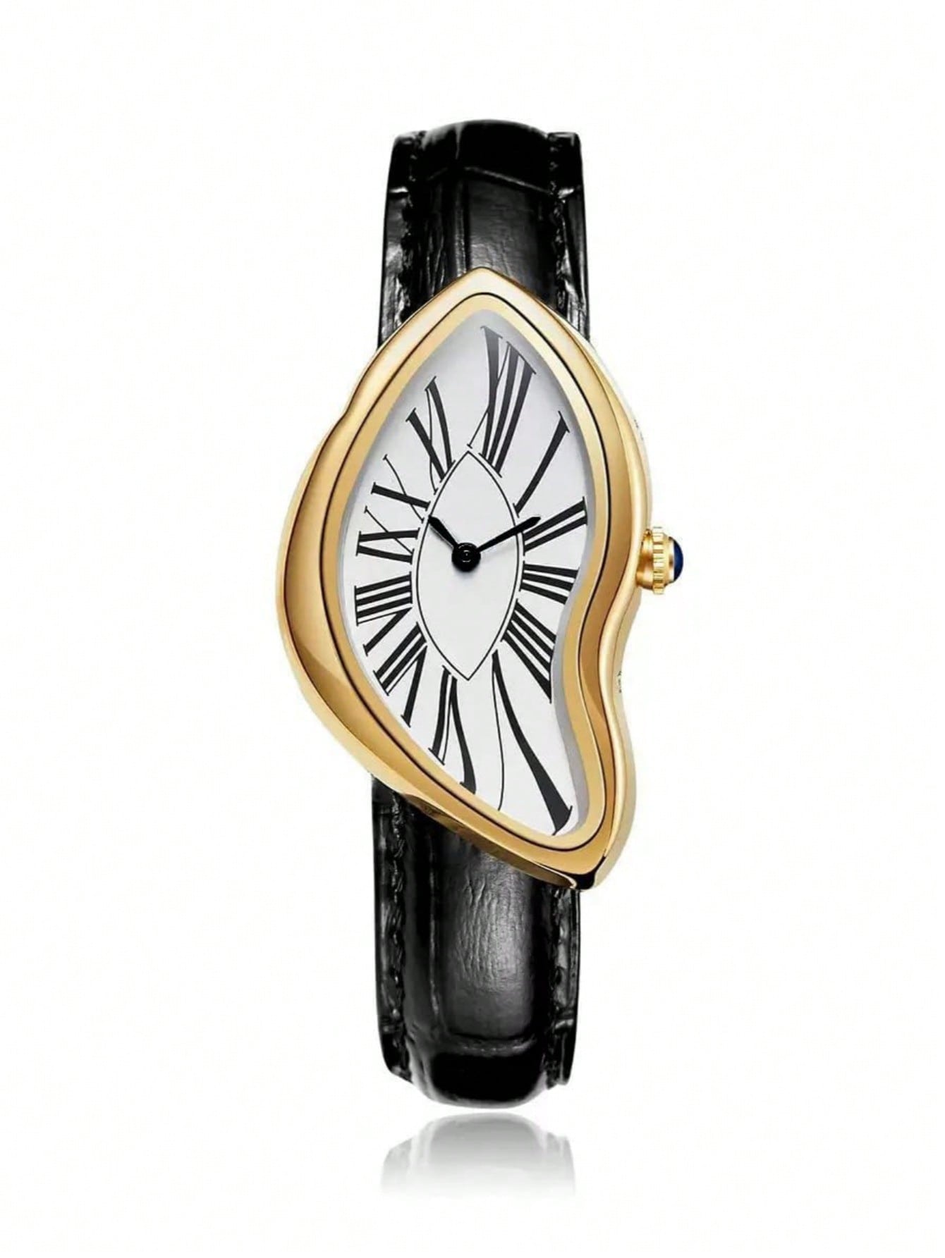 Creative Melt Luxury Watch for - Leather Watch Band Men のレビューと価格