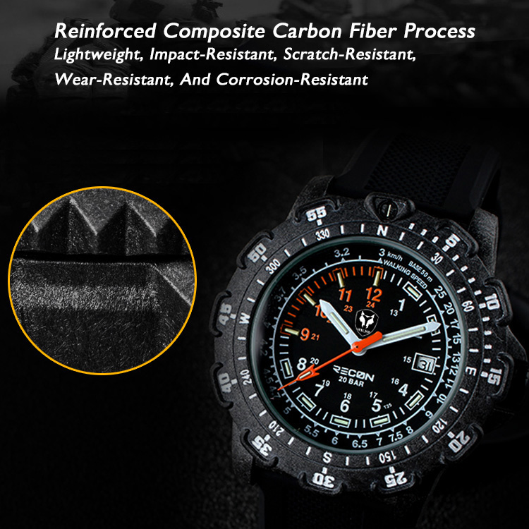 Hnlgnox Mens Pilot Watches Spo - Rubber Strap Diver のレビューと価格