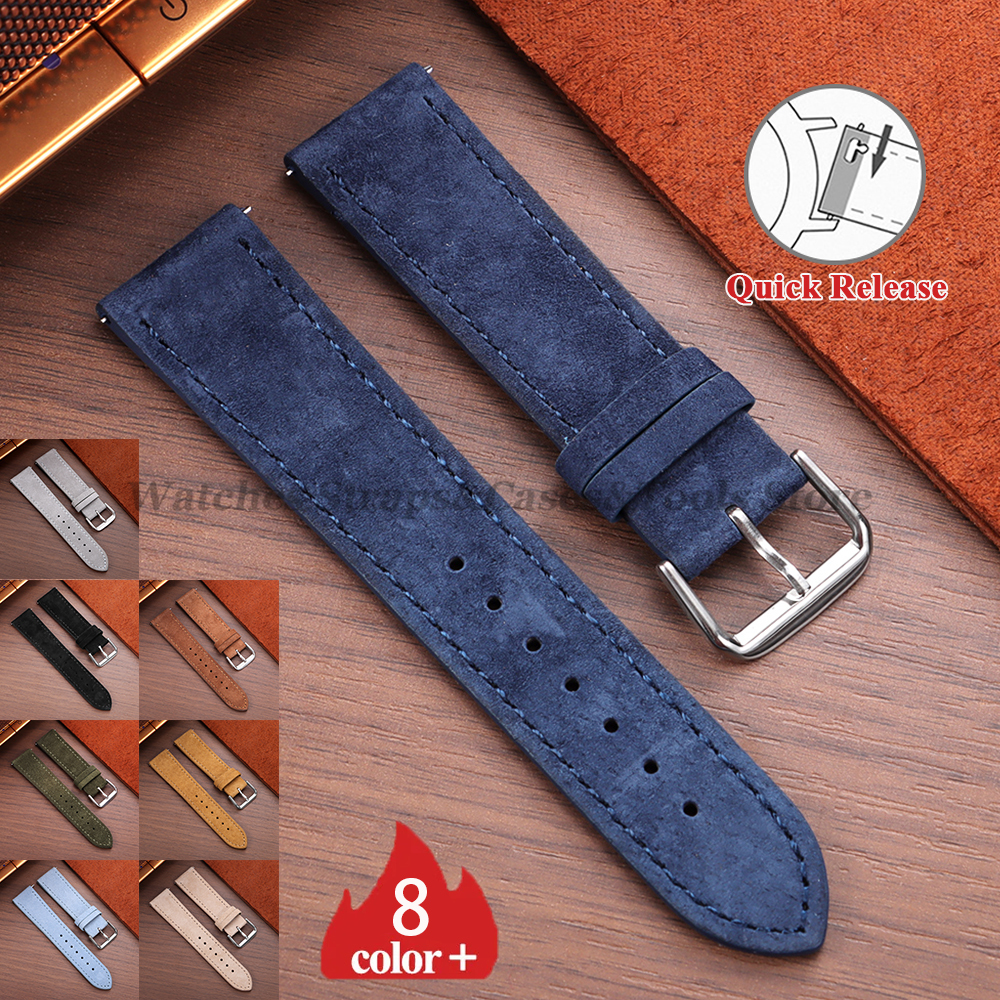 Vintage Suede Cowhide Watch St - Suede Strap Watch のレビューと価格