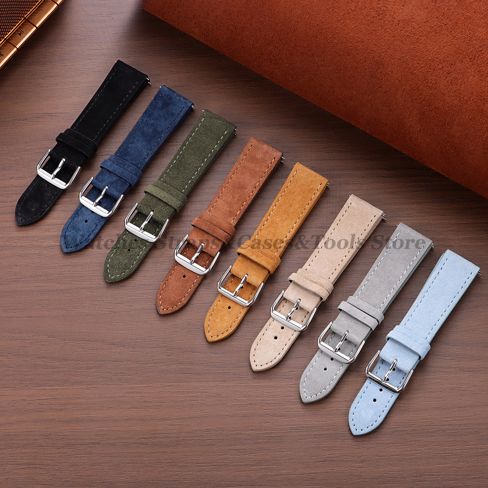 Vintage Suede Cowhide Watch St - Suede Strap Watch のレビューと価格