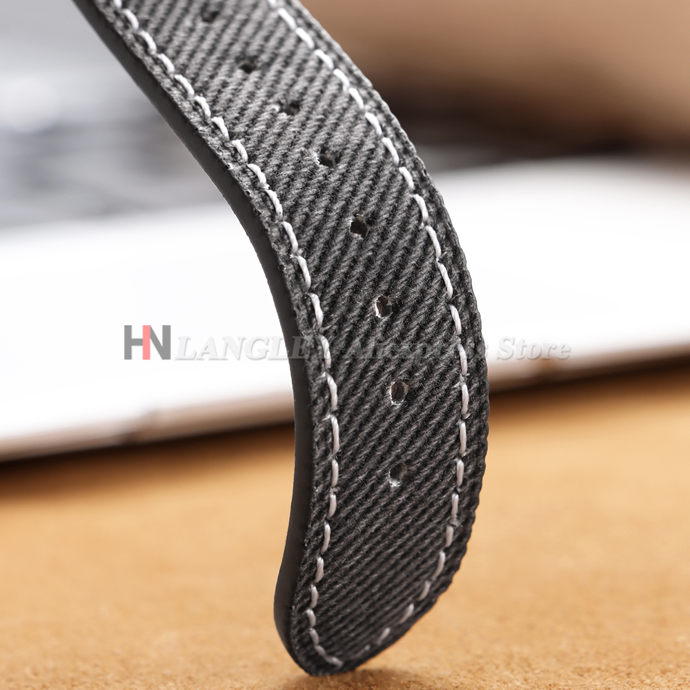 Denim Nylon Watch Strap Canvas - Canvas Strap Watch のレビューと価格