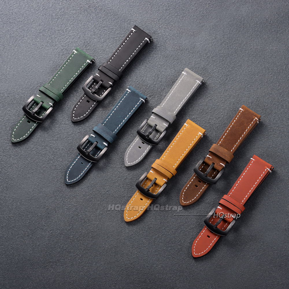 Vintage Calfskin Leather Watch - Leather Strap Quick Release のレビューと価格