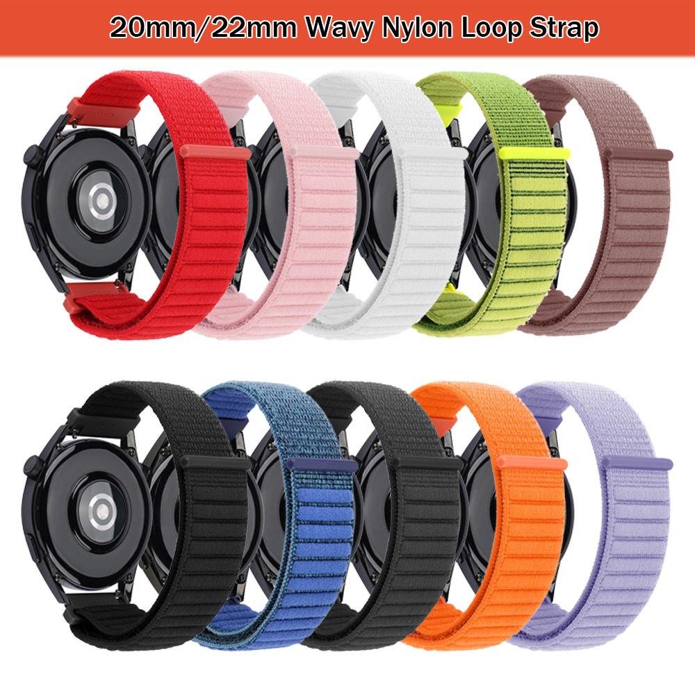 20mm 22mm Nylon Sport Strap Fo - Sport Loop Velcro のレビューと価格