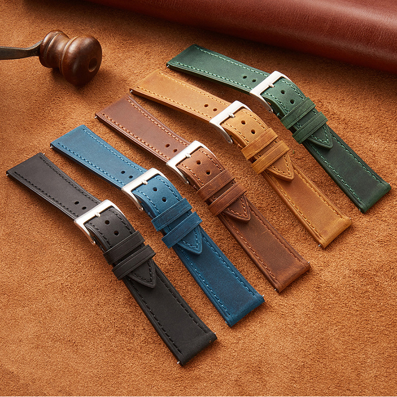 Vintage Watch Strap Quick Rele - Leather Strap Quick Release のレビューと価格