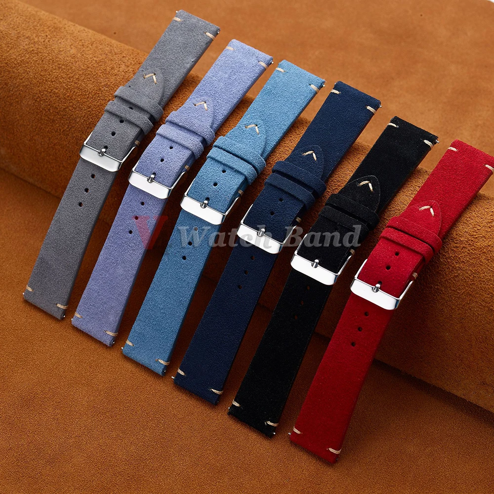 14mm 16mm 18mm Wristband Quick - Suede Strap Watch のレビューと価格