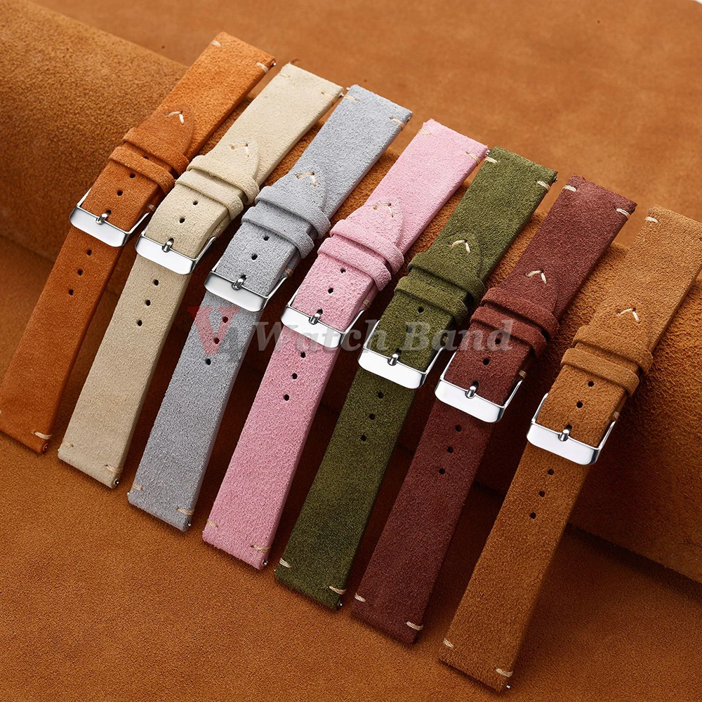 14mm 16mm 18mm Wristband Quick - Suede Strap Watch のレビューと価格