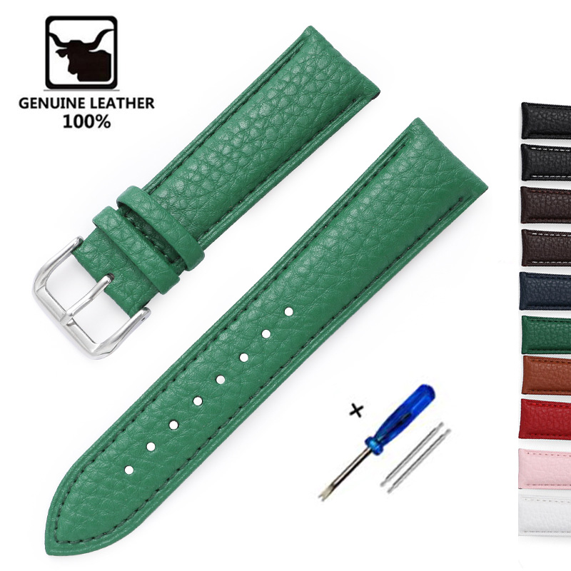 Litchi Pattern Soft Leather Wa - Suede Strap Watch のレビューと価格