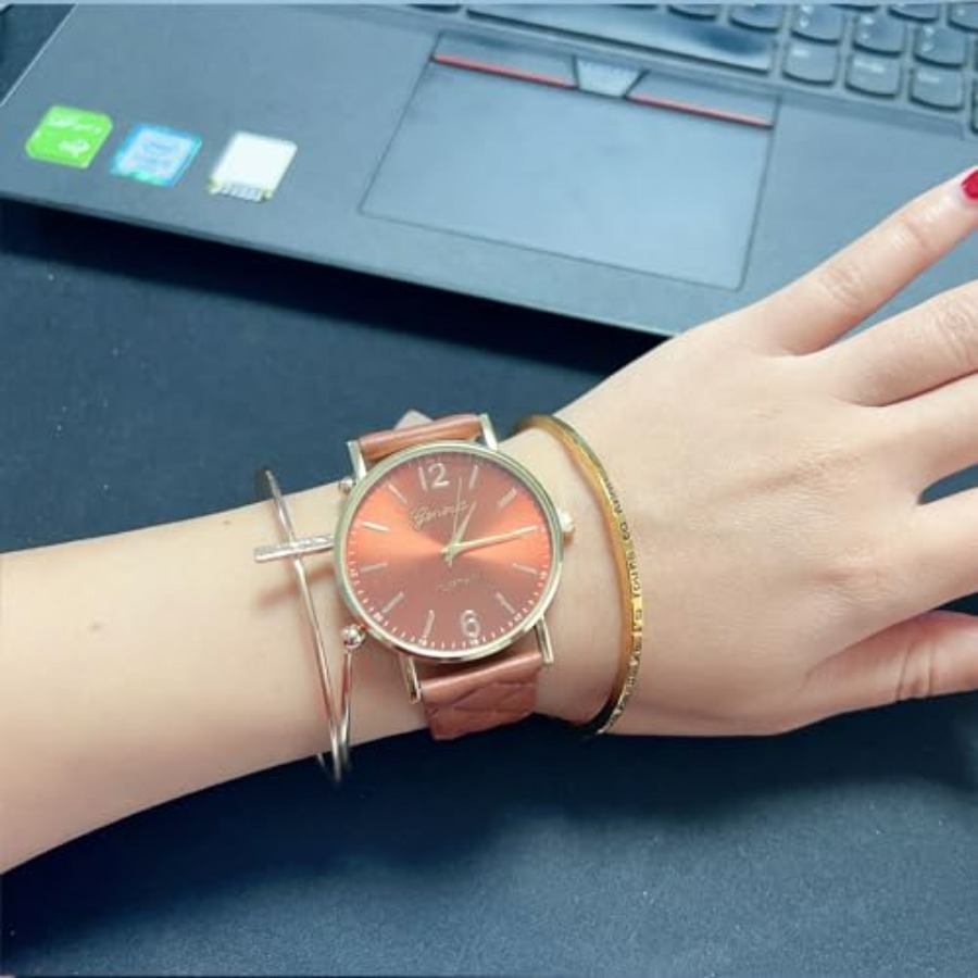 10 Pack Women Men Unisex Plati - Leather Watch Band Men のレビューと価格