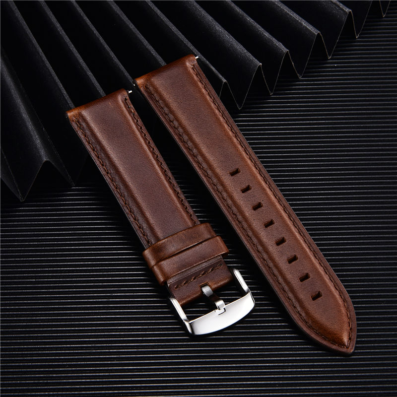High Quality Genuine Leather W - Leather Strap Quick Release のレビューと価格