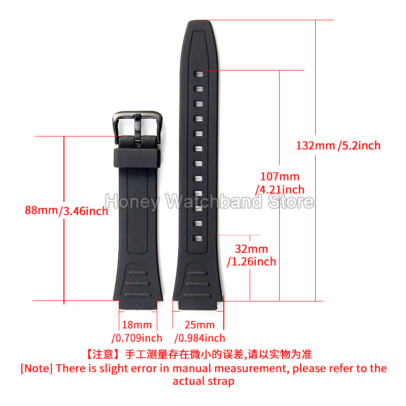 For ​​Casio W-800H F-91W/84/94 - Rubber Strap Diver のレビューと価格
