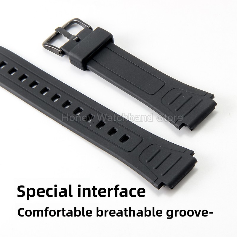 For ​​Casio W-800H F-91W/84/94 - Rubber Strap Diver のレビューと価格