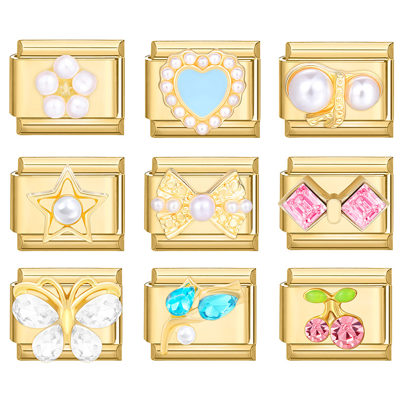 New Vintage Glitter Sun Flower - Butterfly Clasp Deployant のレビューと価格