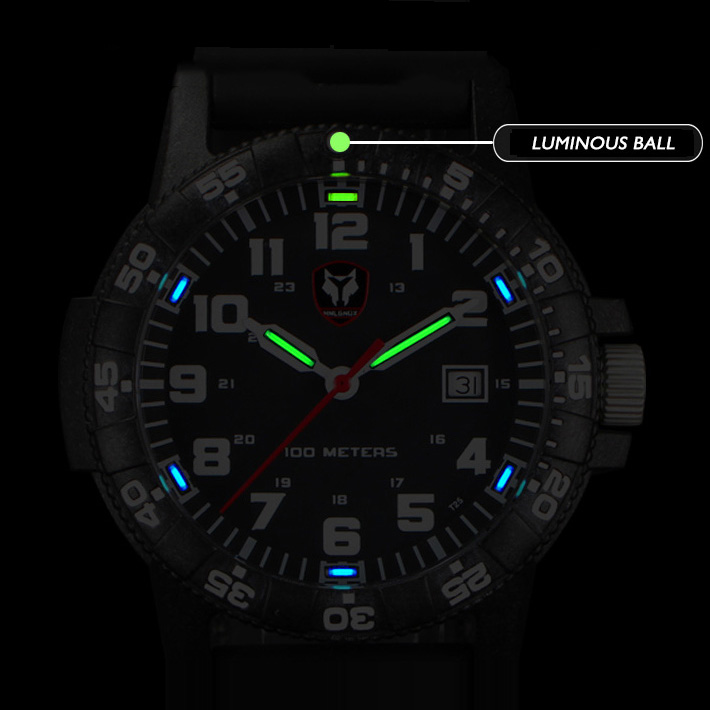 Hnlgnox Mens Pilot Watches Spo - Rubber Strap Diver のレビューと価格