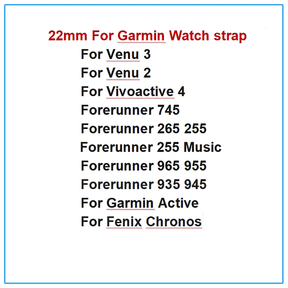 Silicone 22mm Strap For Garmin - Mesh Strap Metal のレビューと価格