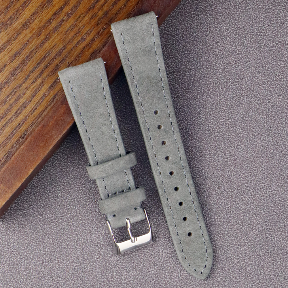 Premium Leather Suede Watch St - Suede Strap Watch のレビューと価格