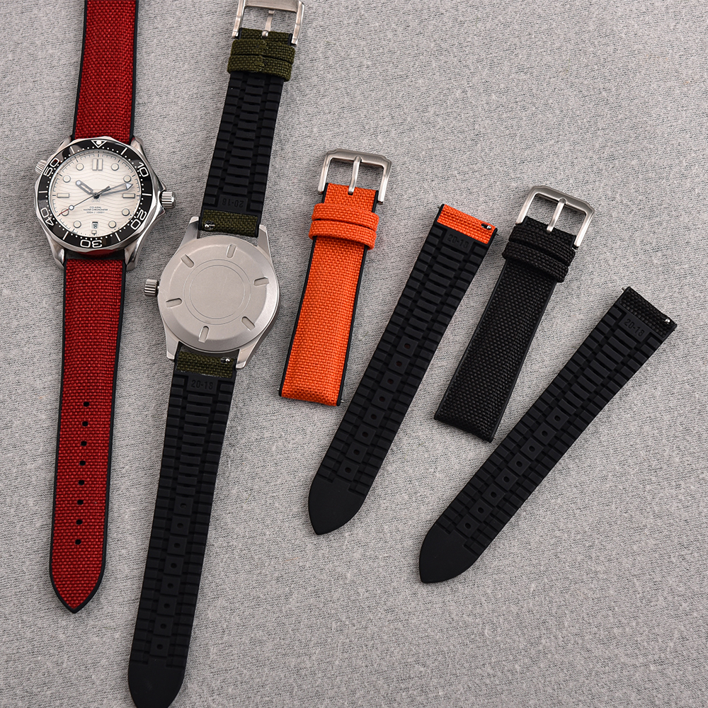 New Design Sailcloth Rubber St - Canvas Strap Watch のレビューと価格