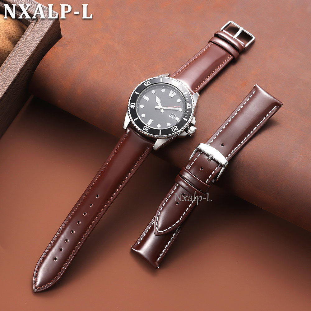 Oiled Leather Strap for Omega  - Leather Strap Quick Release のレビューと価格