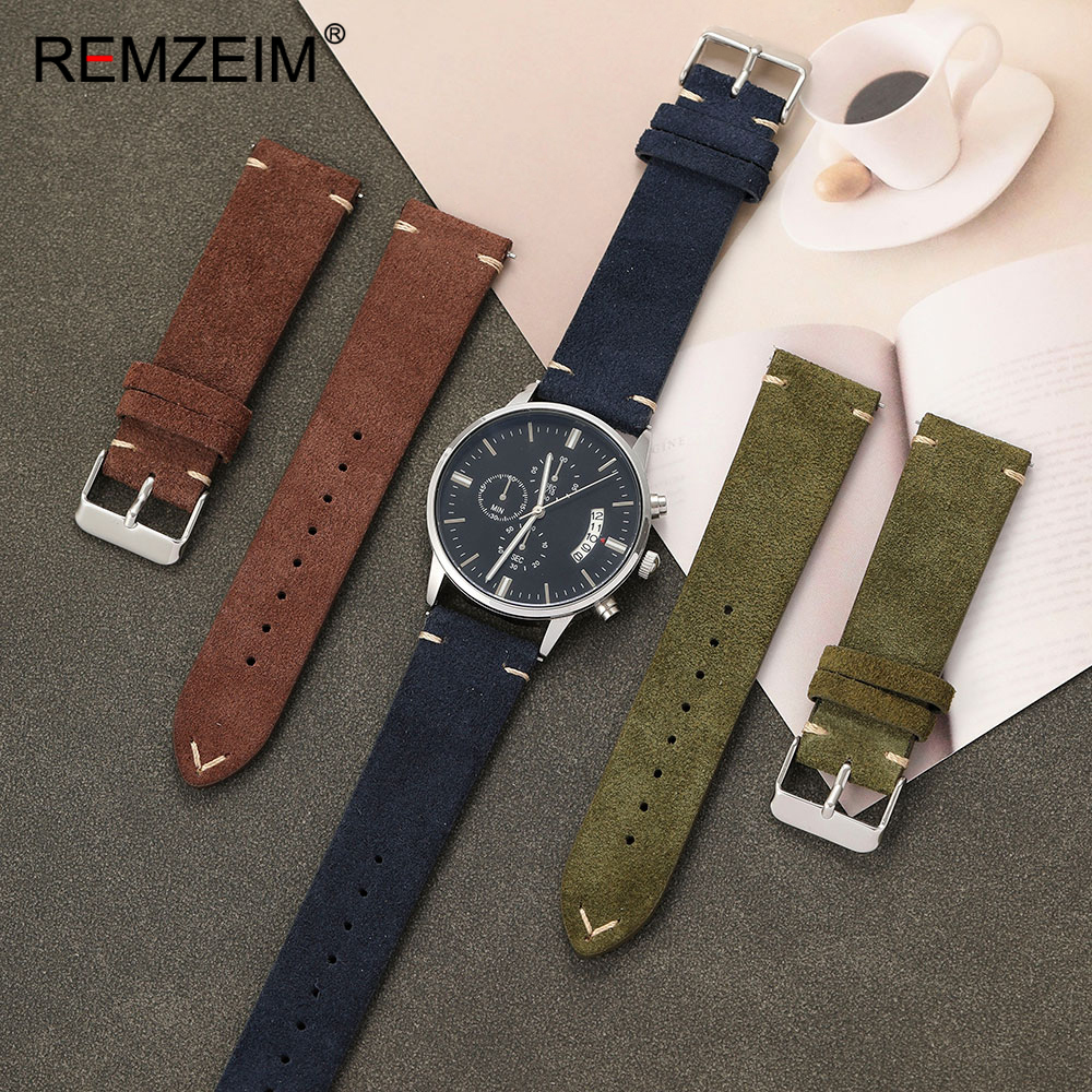 Unisex Suede Leather Watch Bel - Suede Strap Watch のレビューと価格
