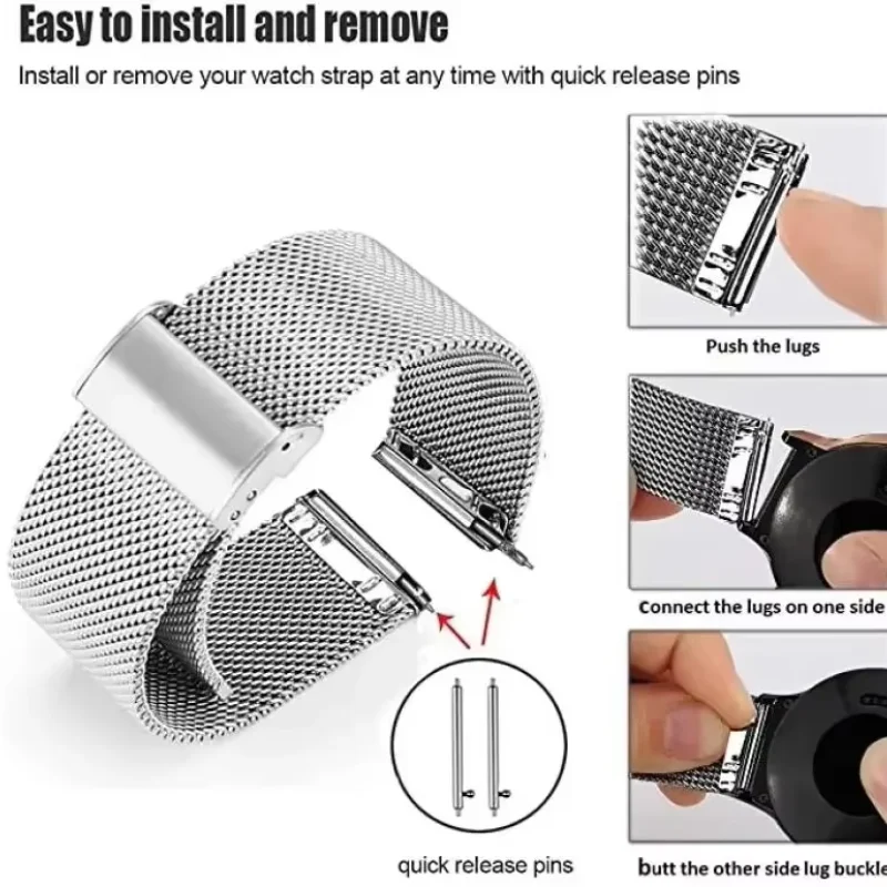 18mm Magnetic Milanese Bracele - Milanese Loop Magnetic のレビューと価格