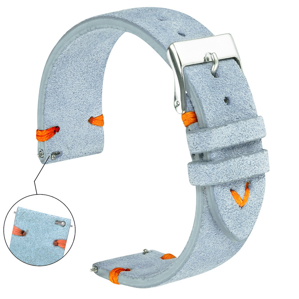 Suede Watch Straps 18mm 20mm H - Suede Strap Watch のレビューと価格