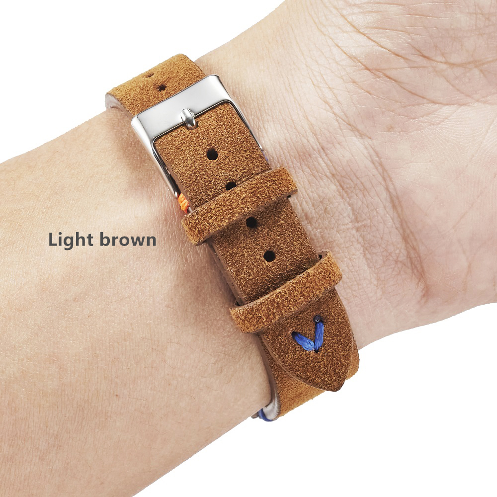Suede Watch Straps 18mm 20mm H - Suede Strap Watch のレビューと価格