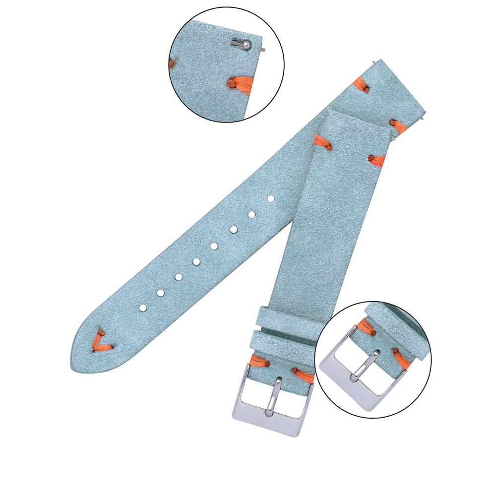 Suede Watch Straps 18mm 20mm H - Suede Strap Watch のレビューと価格