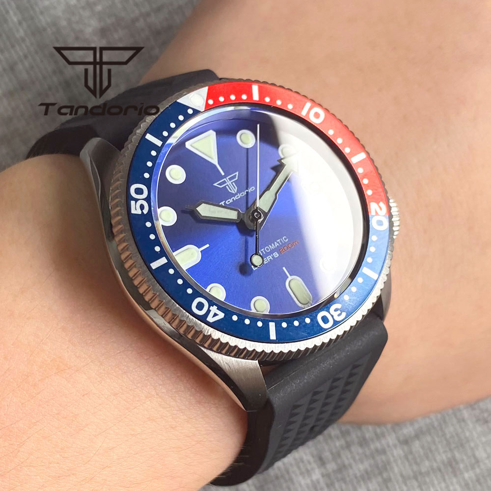 Tandorio NH35A 37mm Automatic  - Rubber Strap Diver のレビューと価格
