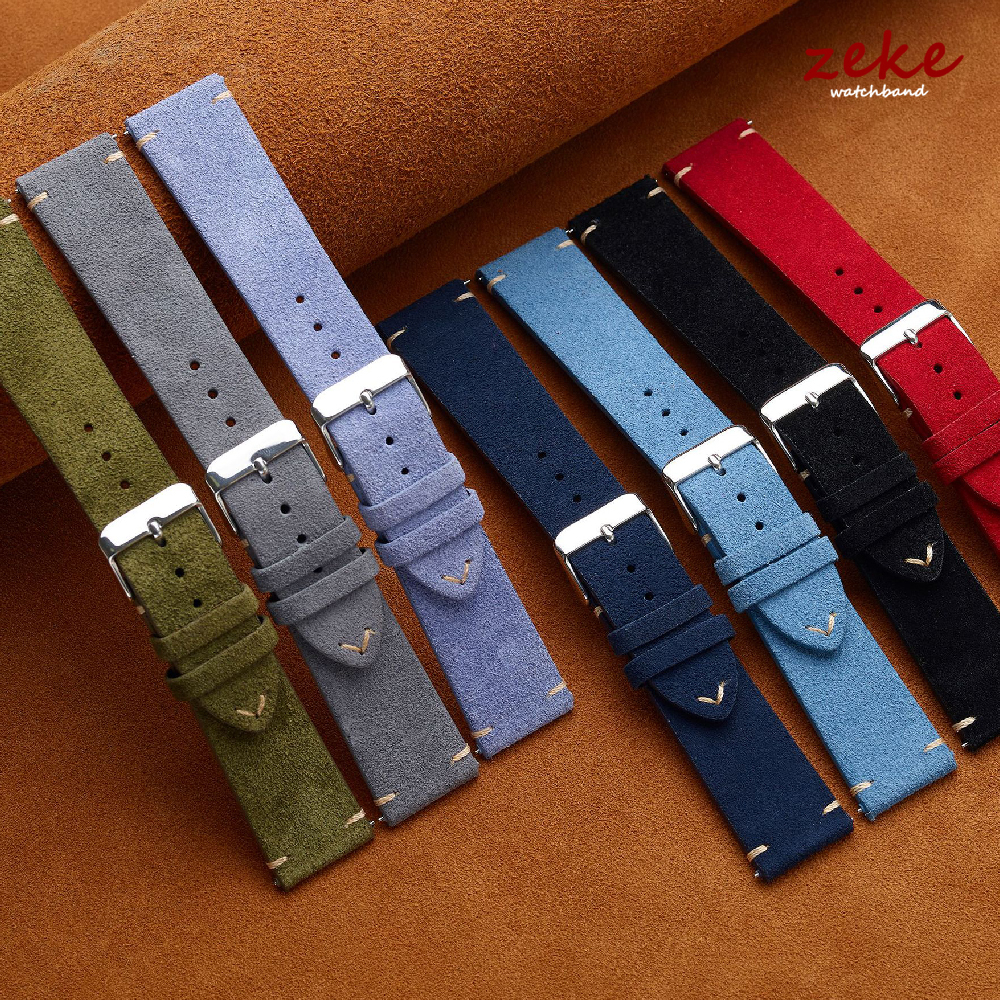 Brown Genuine Leather Watch Ba - Suede Strap Watch のレビューと価格