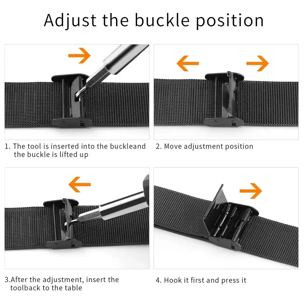 Metal Bands for Fitbit Versa 4 - Mesh Strap Metal のレビューと価格