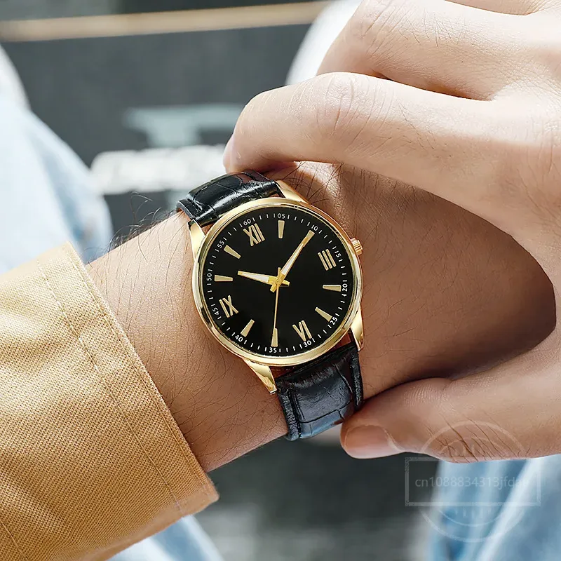 Luxury Minimalist Watch for Me - Leather Watch Band Men のレビューと価格