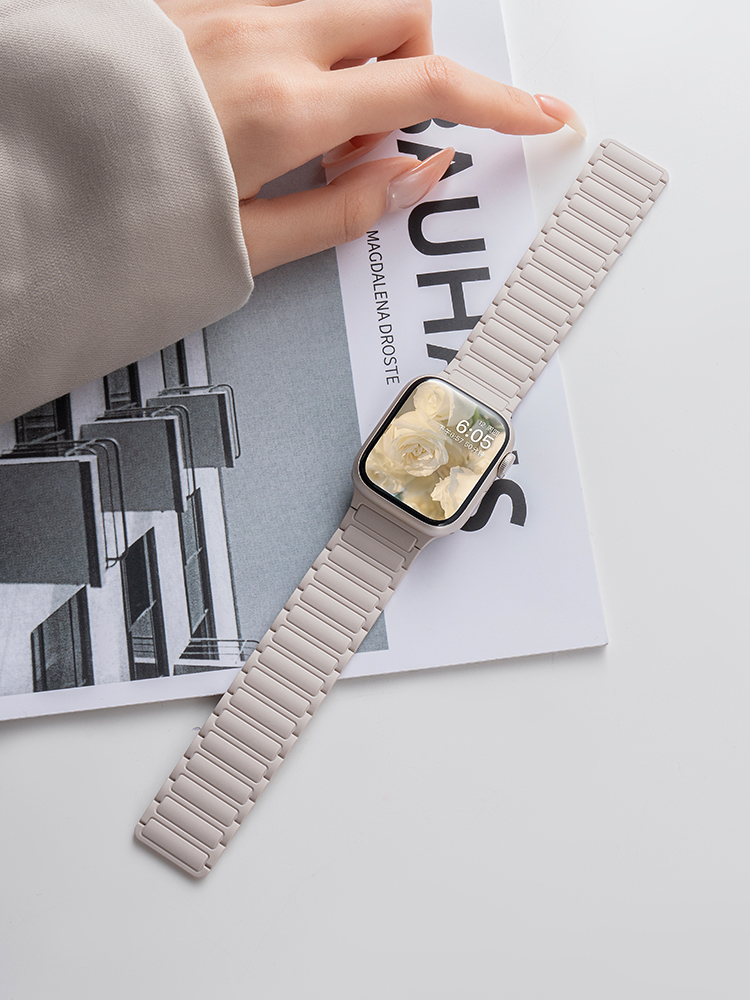 Magnetic Silicone Strap For Ap - Milanese Loop Magnetic のレビューと価格