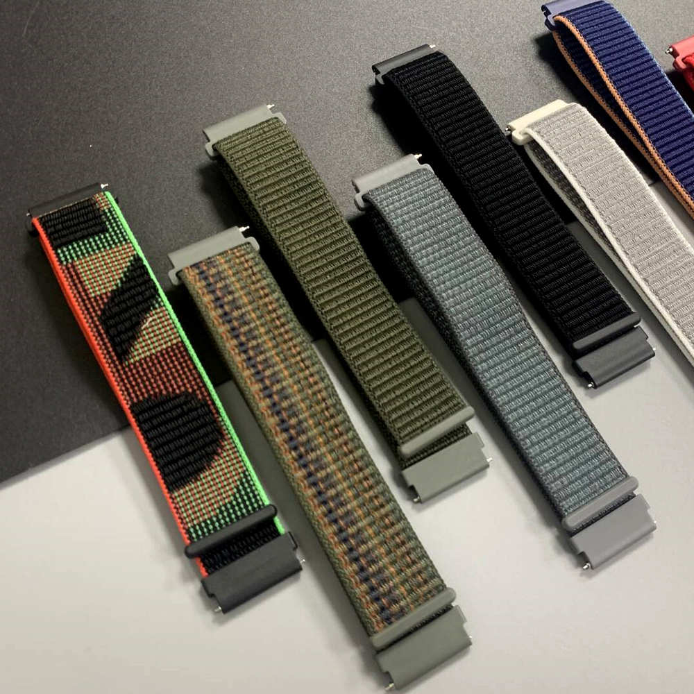 2Pcs 22mm Nylon Sport Strap Fo - Sport Loop Velcro のレビューと価格