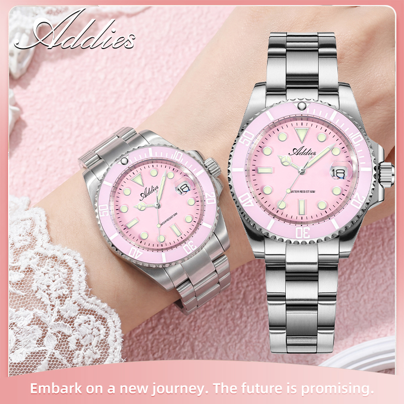 Addies New Women Watches Luxur - Butterfly Clasp Deployant のレビューと価格