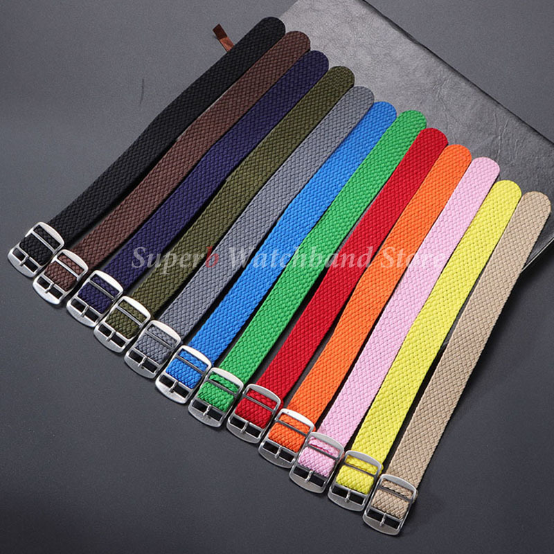 Nylon Woven Canvas Watch Band  - Perlon Strap Woven のレビューと価格