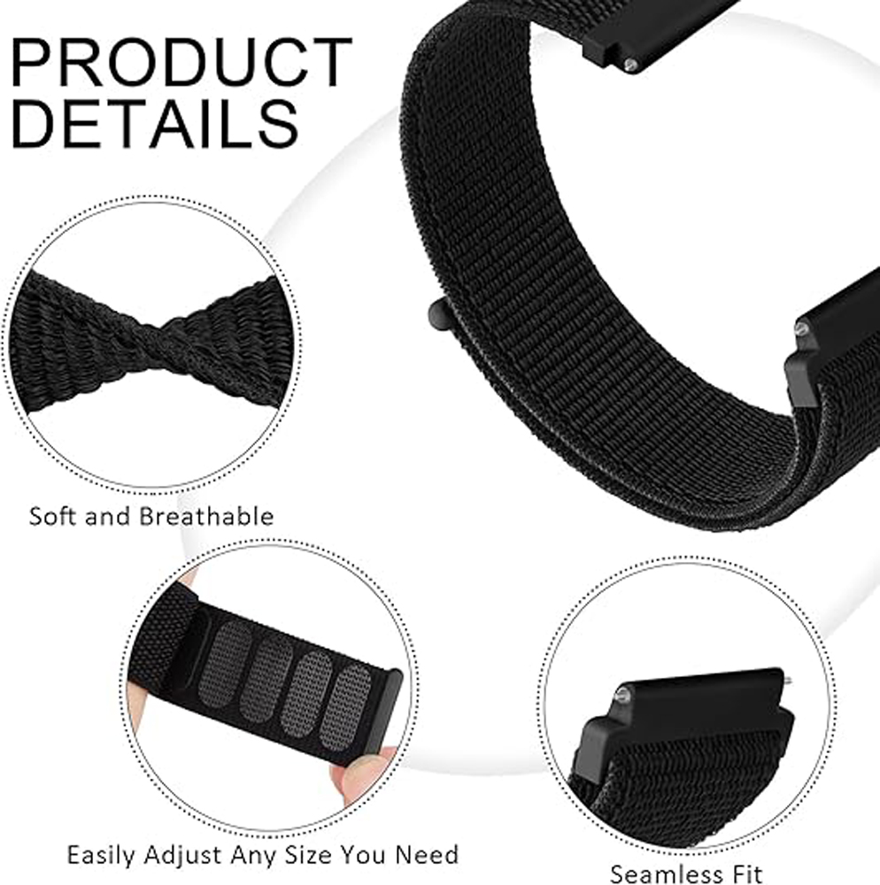 Nylon Breathable Loop Watchban - Sport Loop Velcro のレビューと価格