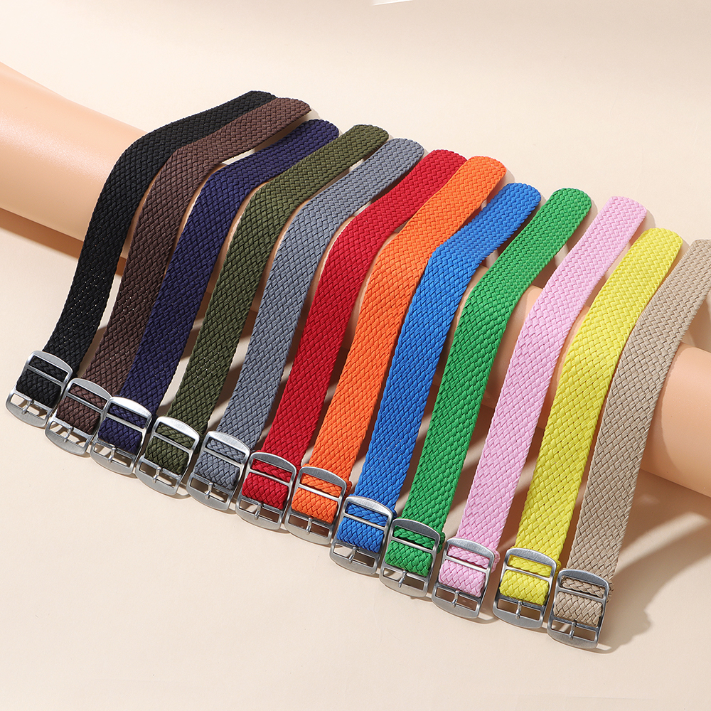 Nylon Woven Canvas Watch Band  - Perlon Strap Woven のレビューと価格