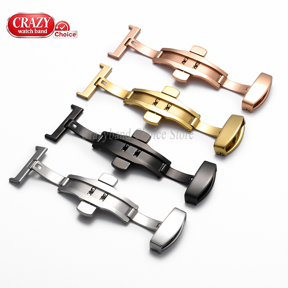 Stainless Steel Butterfly Buck - Butterfly Clasp Deployant のレビューと価格