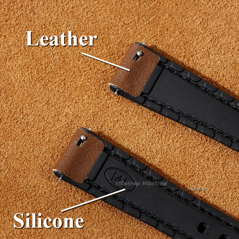 Ultra-thin Leather Watch Band  - Leather Strap Quick Release のレビューと価格